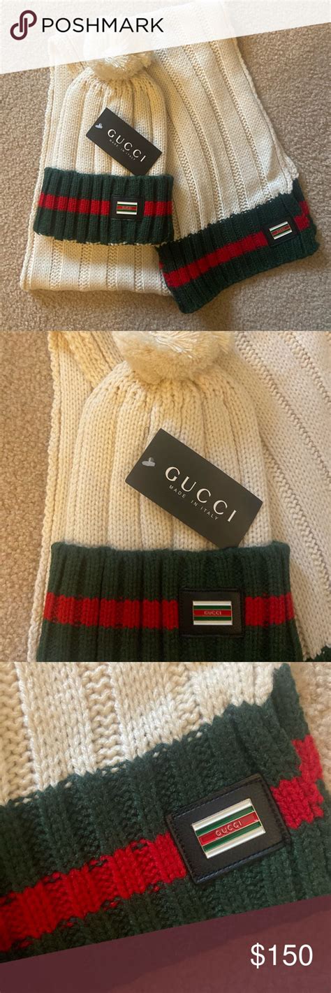 gucci winter hat and scarf|Women's Hats & Gloves .